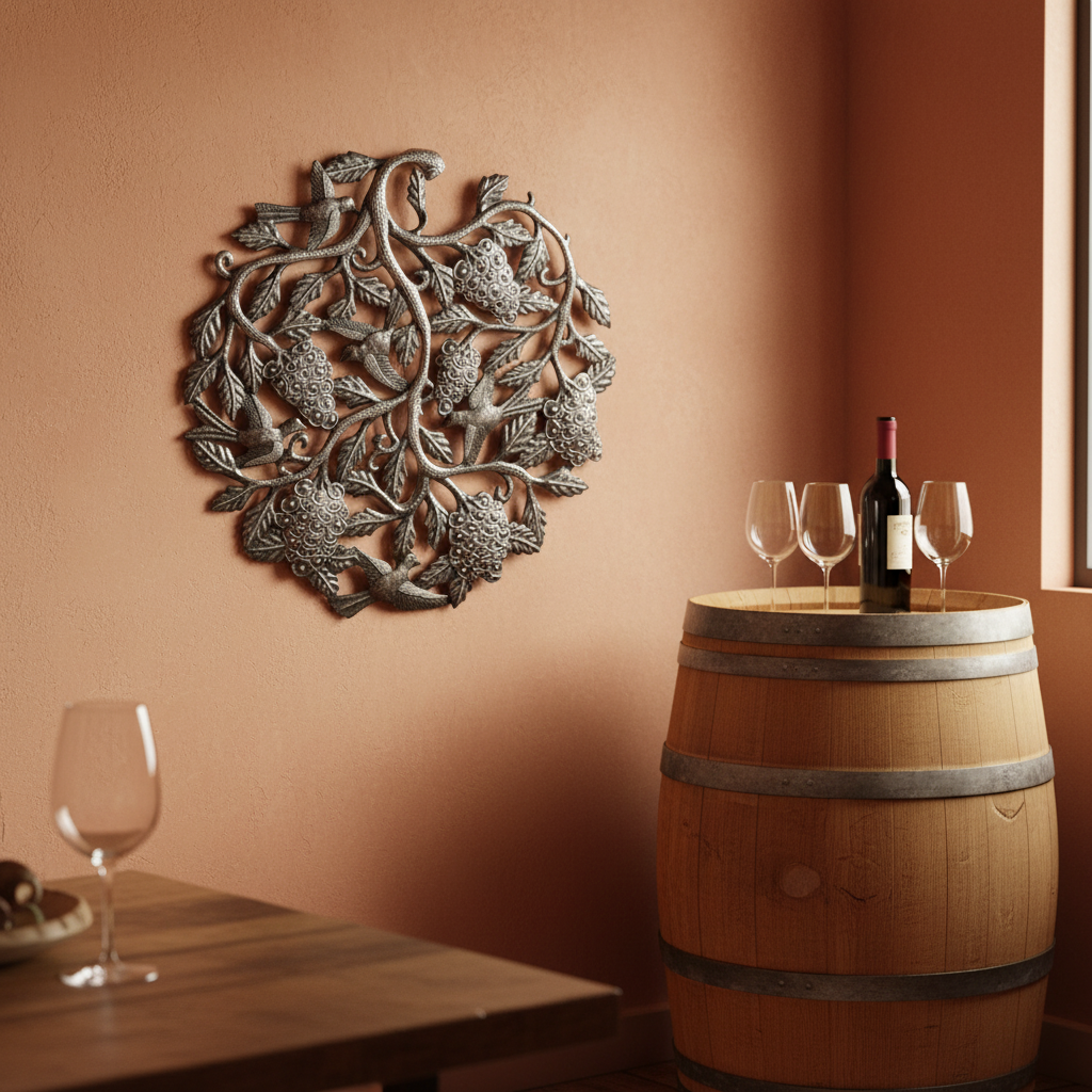 Hanging Grape Clusters