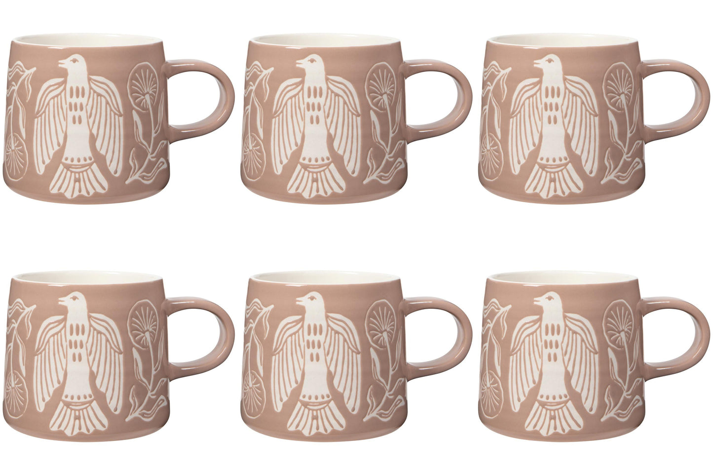 Set of 6 Mug Imprint Peregrine