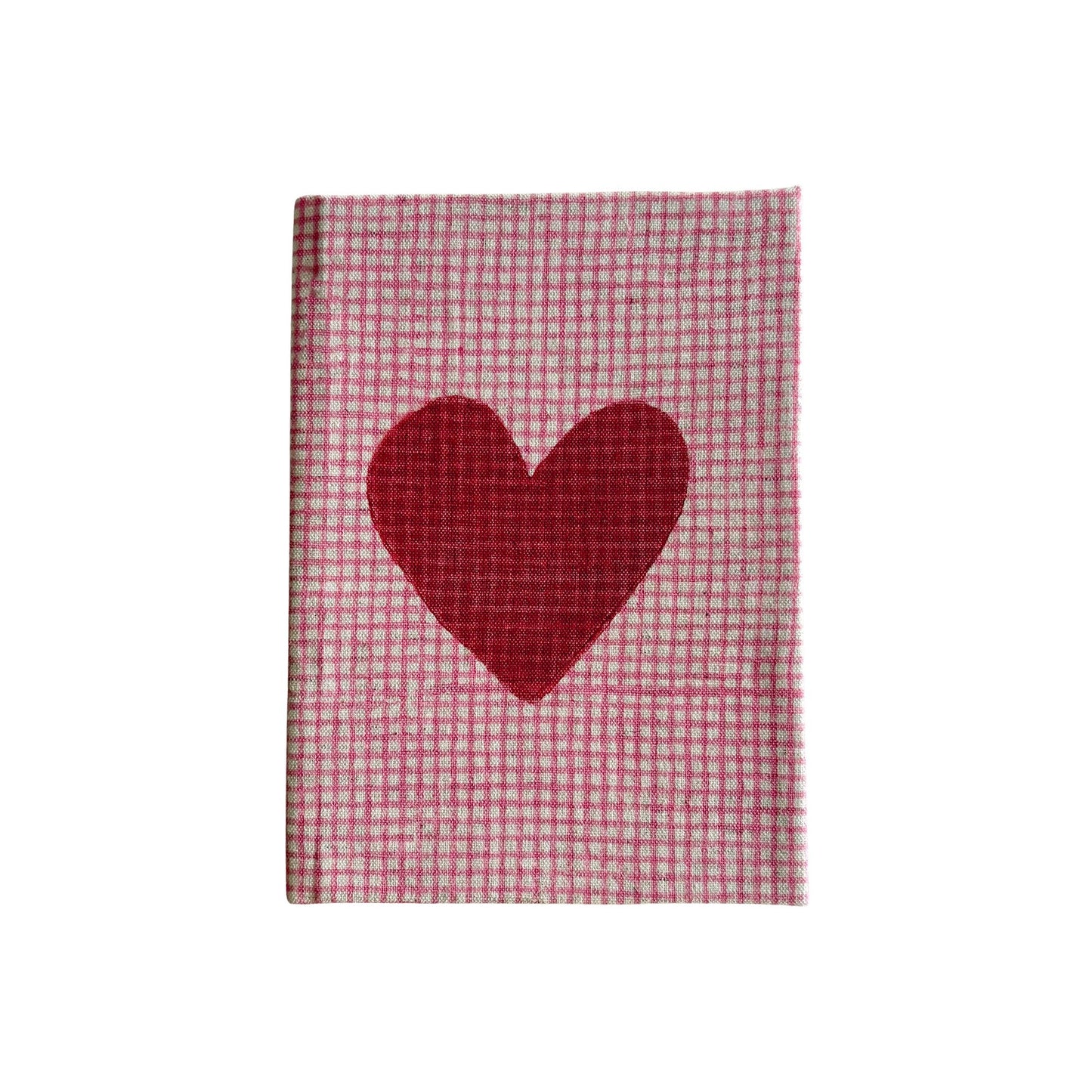Handcrafted Sustainable A5 Diary Journal Notebook l Handmade Paper l Pink & Red Stripes