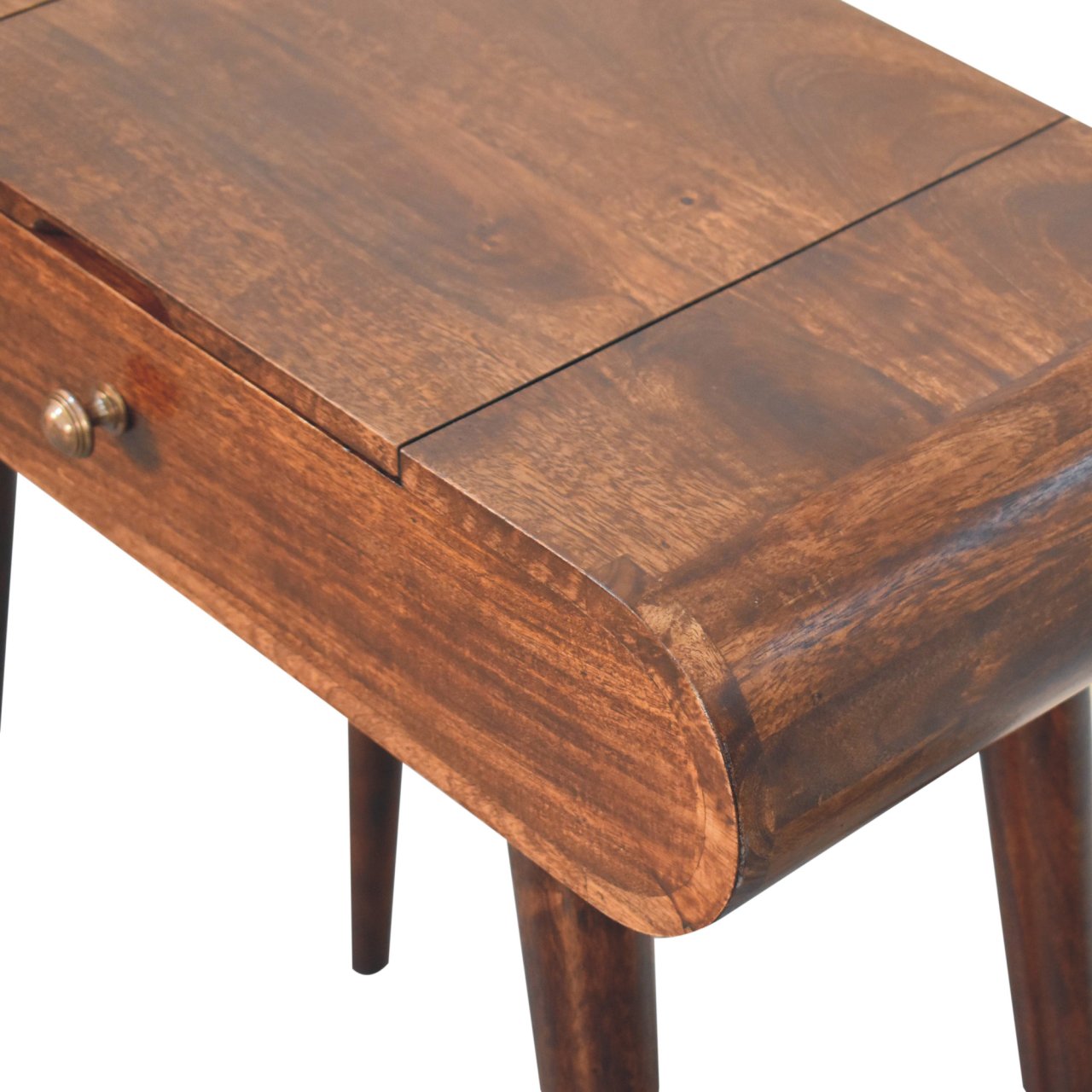 Solid Wood Mini California Walnut Dressing Table
