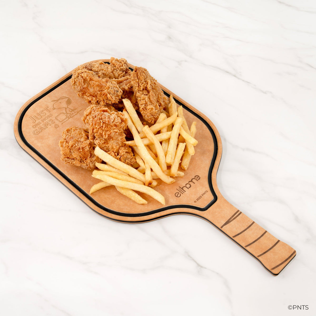 Elihome x Peanuts Pickleball Charcuterie Cutting Board -"Just One More Game"