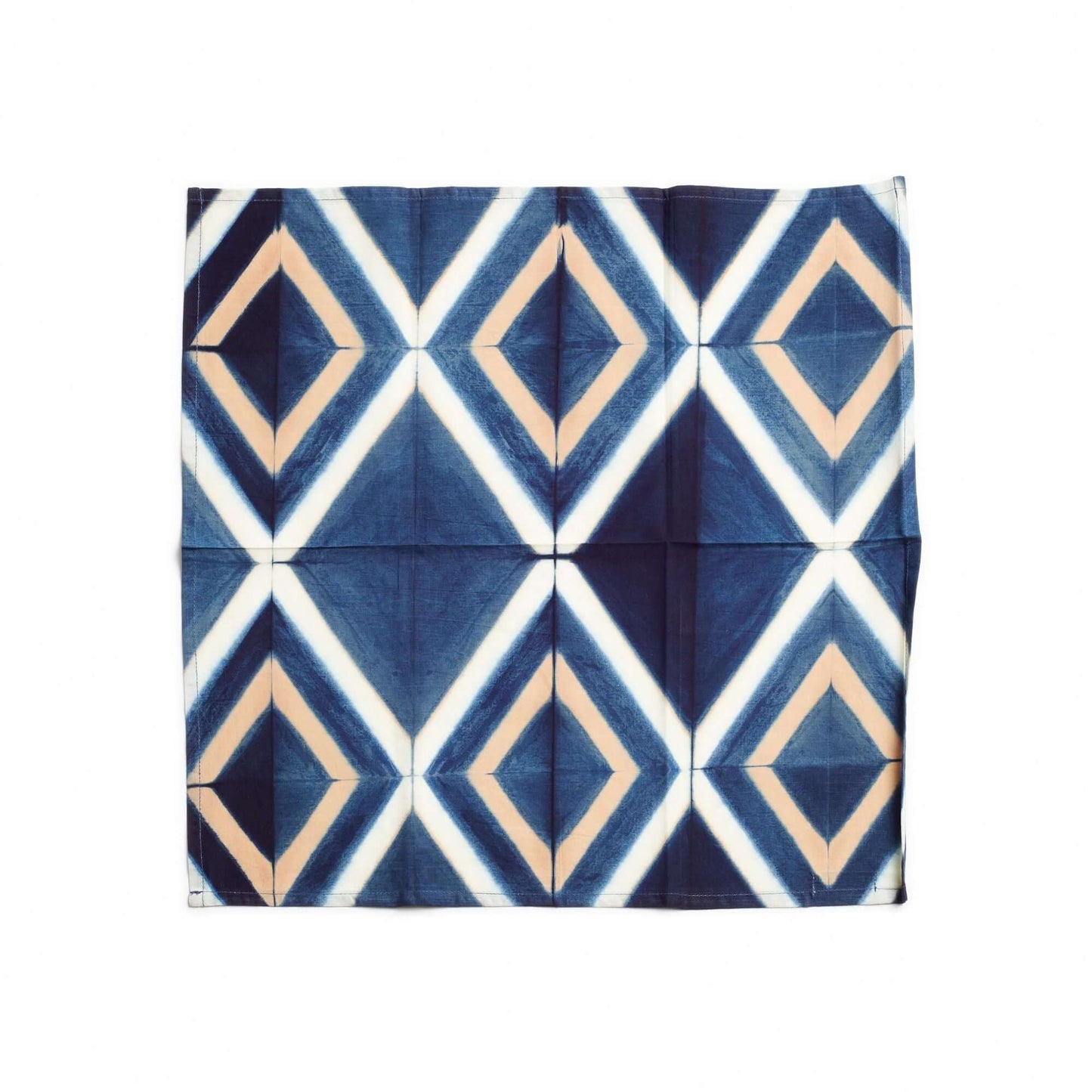 Tisa Hand Crafted Shibori Print Cotton Table Napkin ( set of 4 )