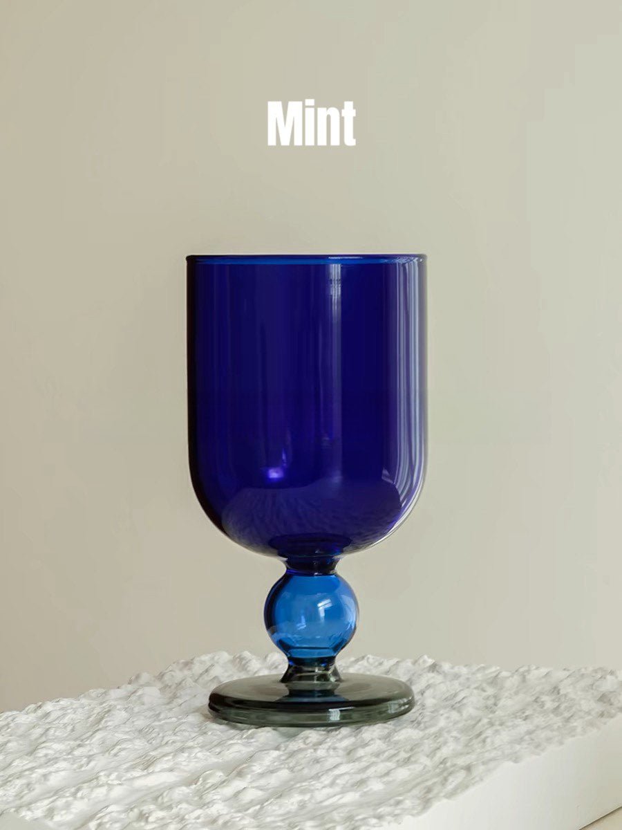 Gumballs Wine Glass - Eclectic Whimsical Coloured Cocktail Glasses