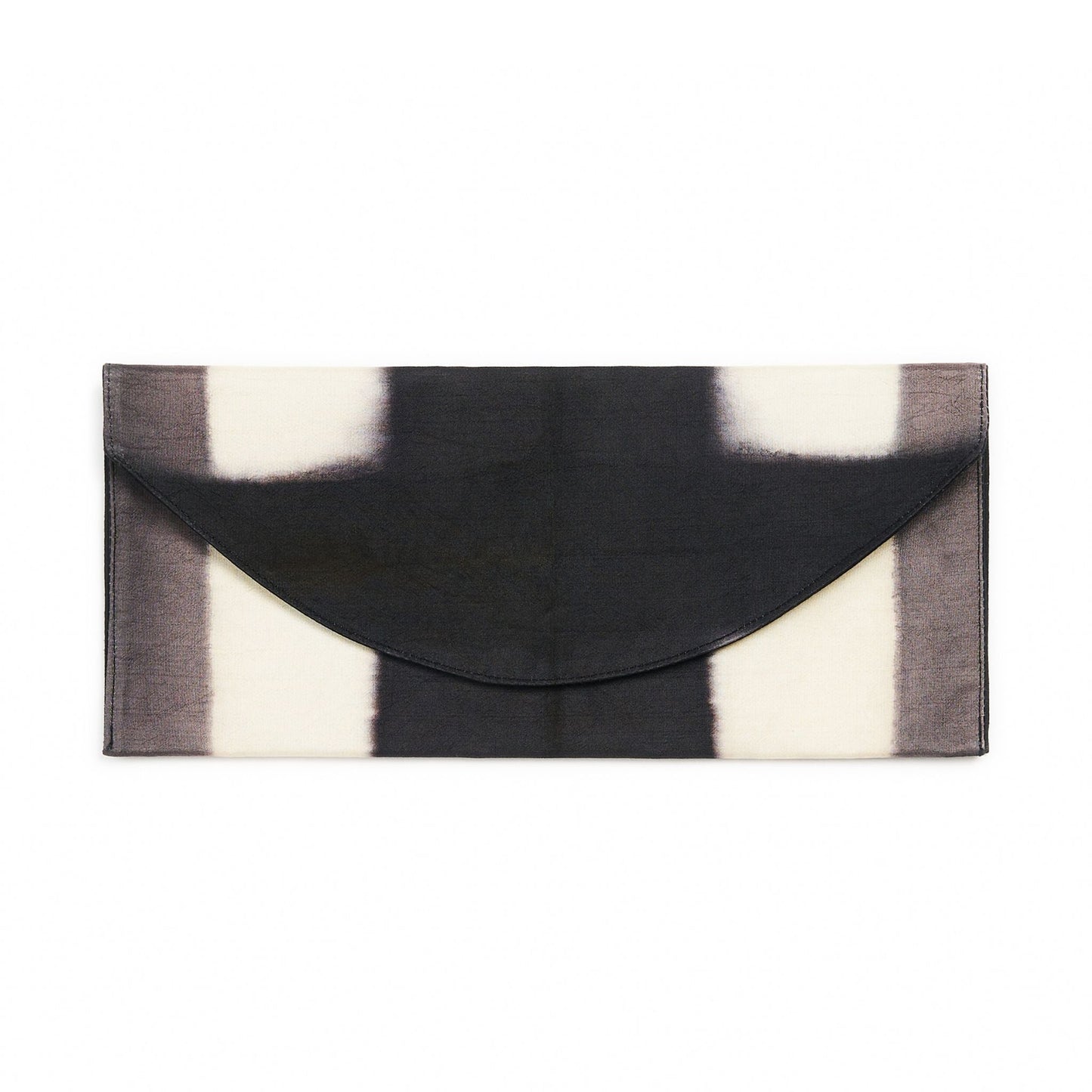 Melo Gold Mulberry Silk Shibori Hand Crafted Envelope Pouch