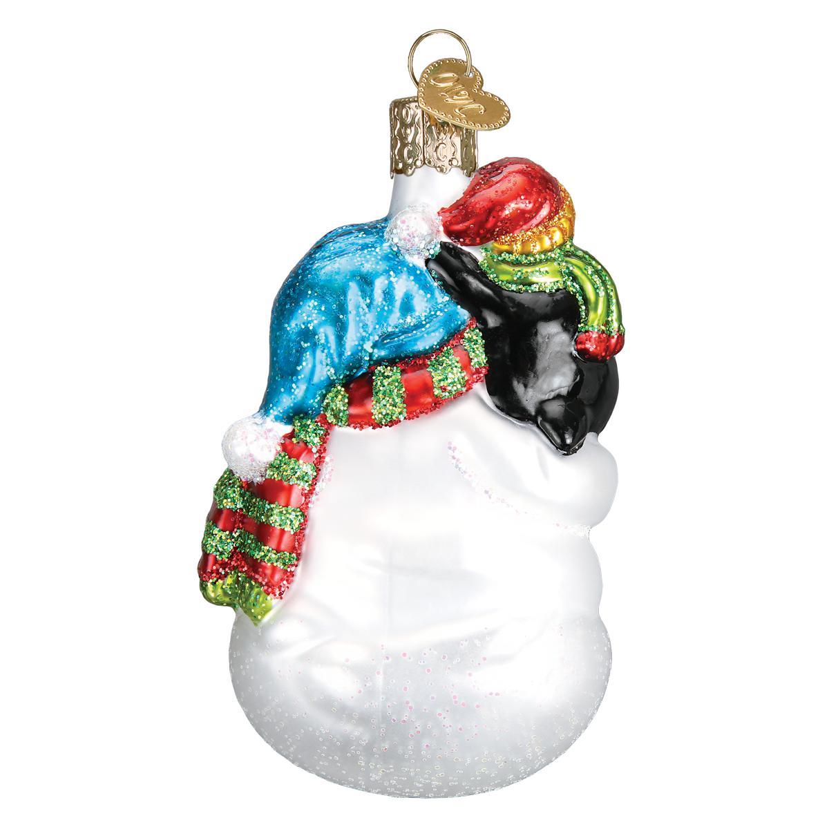 Snowman With Penguin Pal Ornament (Gift Boxed)