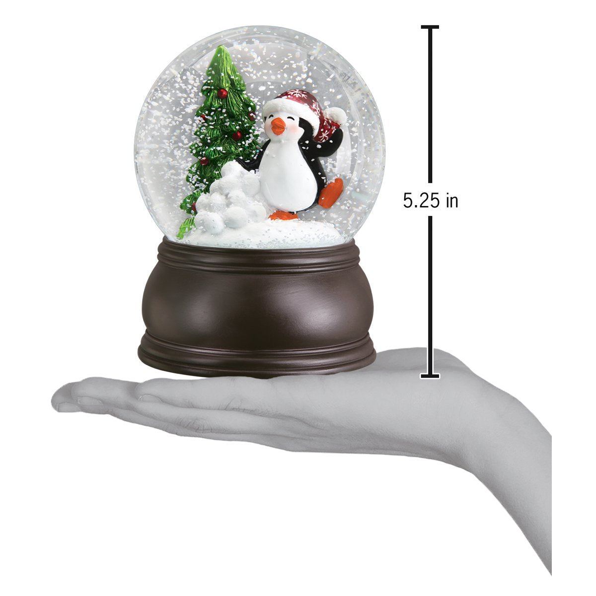 Old World Christmas Dancing Penguin Snow Globe