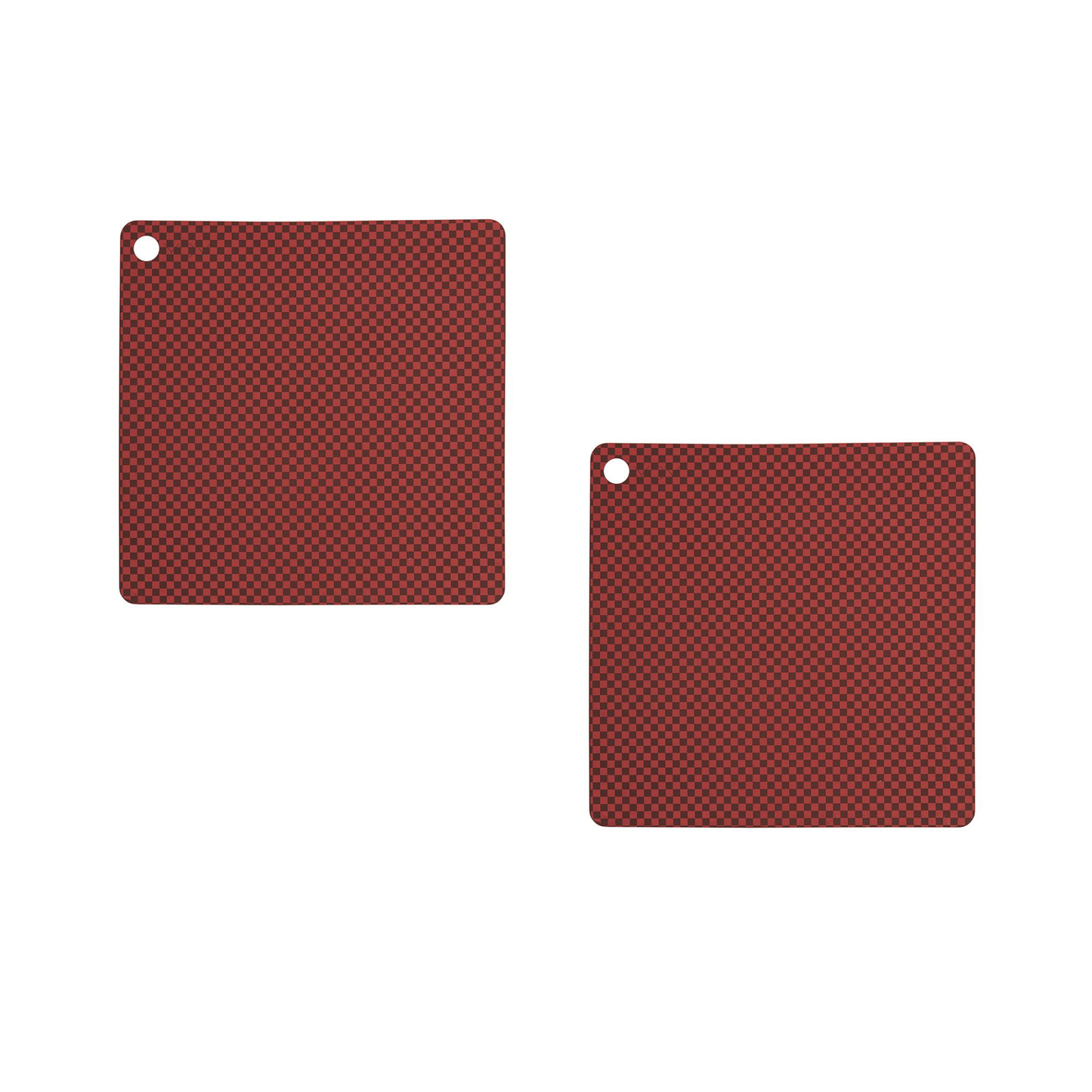 Placemat Checker - Pack of 2 - Red