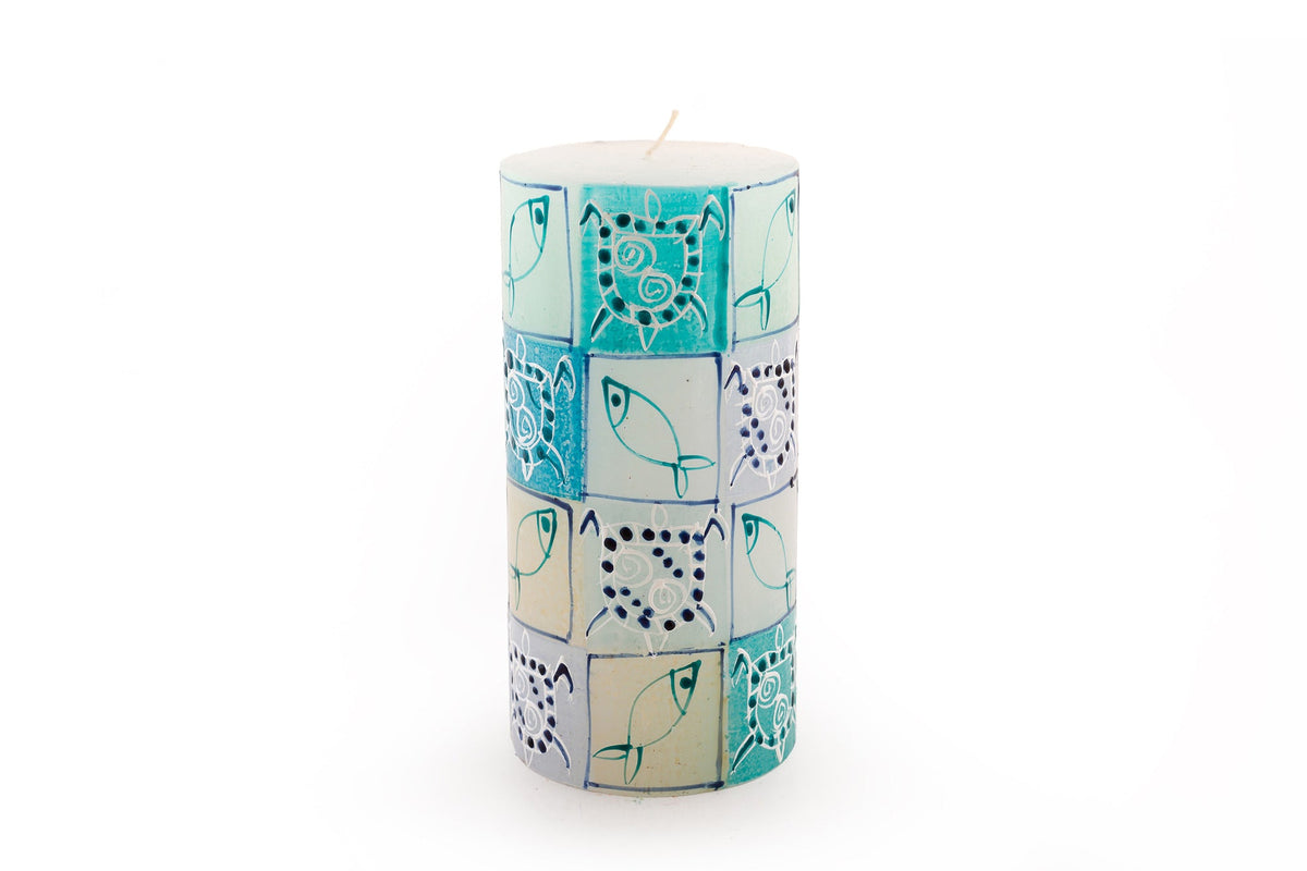 Arniston Beach Painted Candles