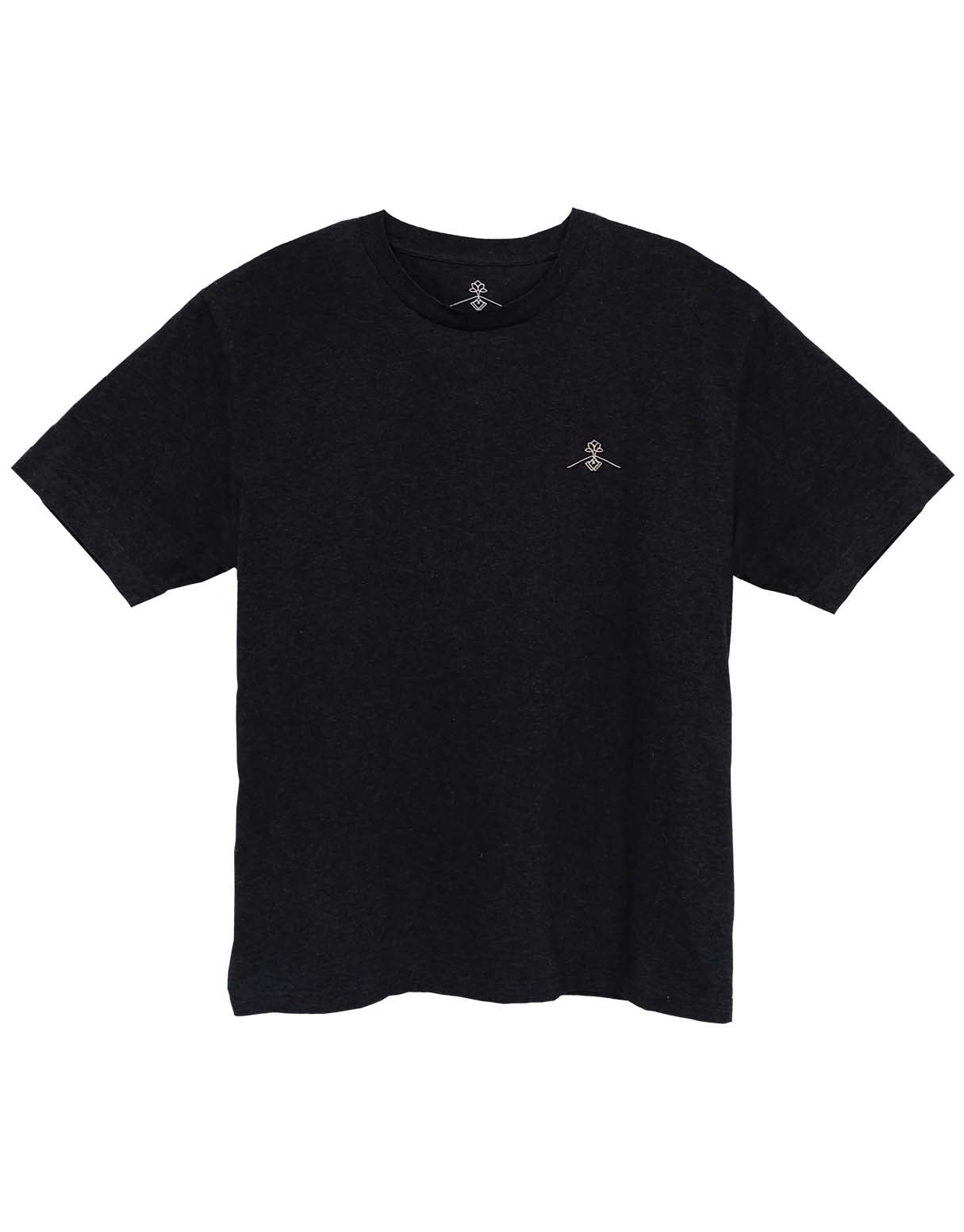Camiseta orgánica - Gris Oscuro Jaspeado
