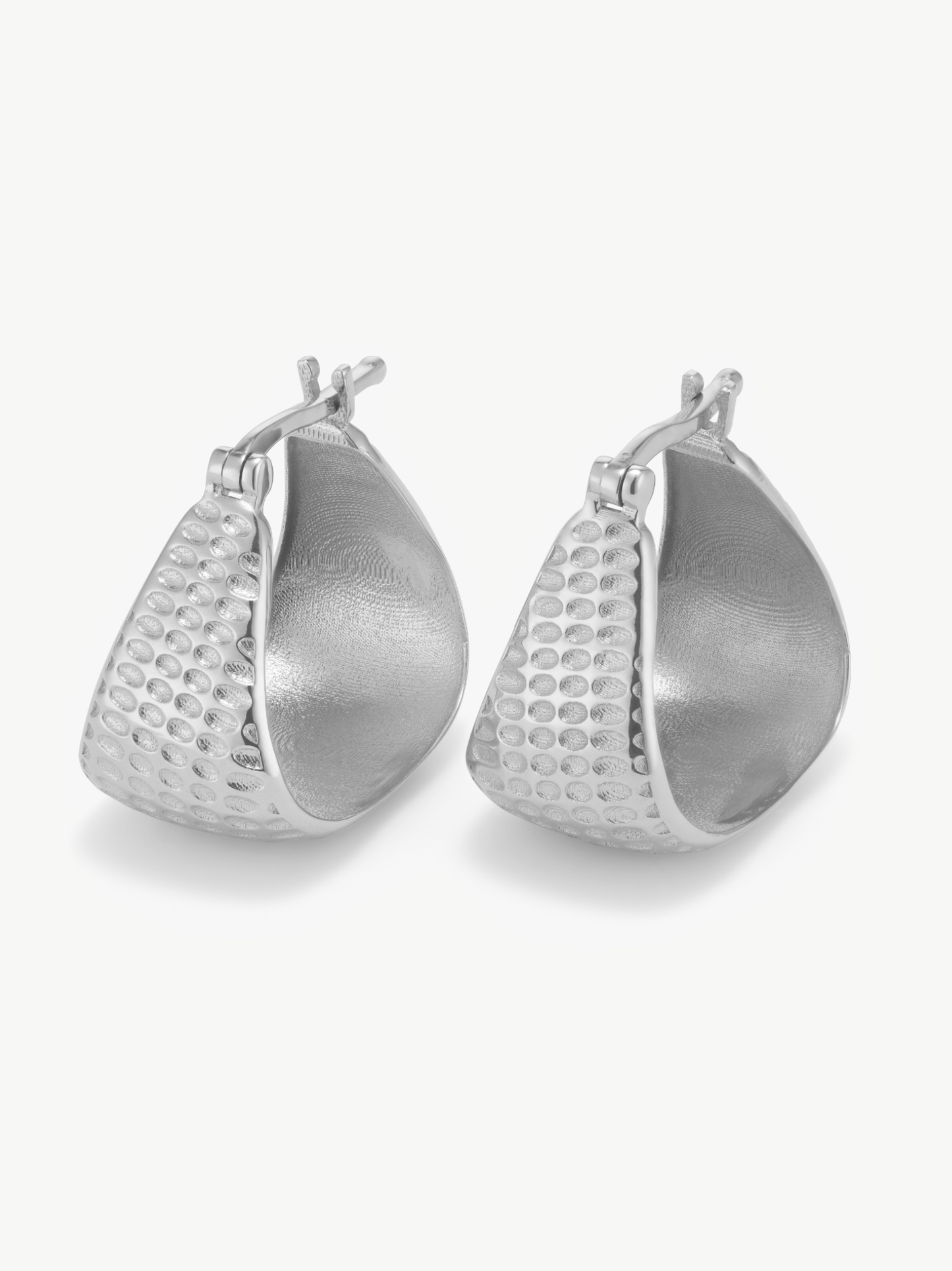 Sterling Silver hoop earrings – Angela | No More Nobody