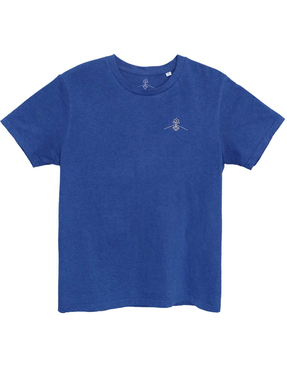 Camiseta orgánica - Azul Fiordo
