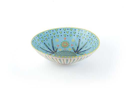 Large Ceramic Serving Bowls - Baby Blue
