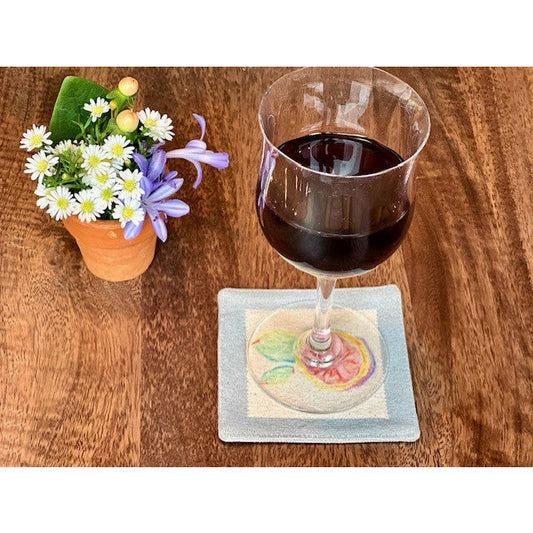 Blood Orange Coasters - Set Of 2