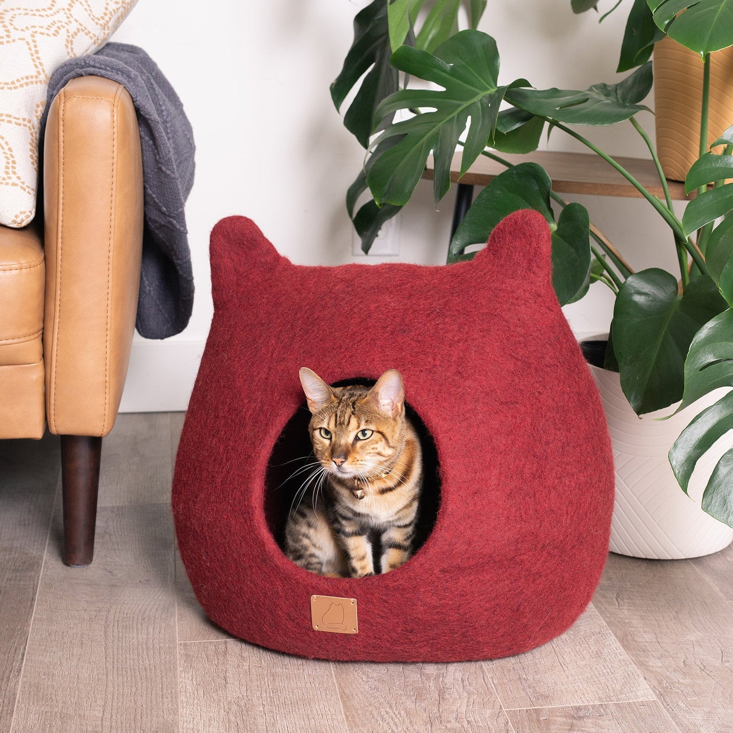 Whimsical Cat Ear Cave Bed