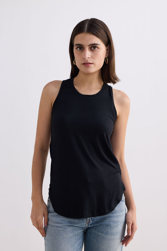 Back to Basics Top in Black Front