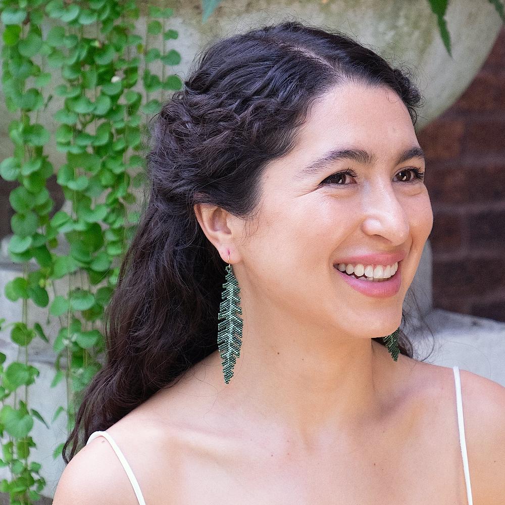 Banana Leaf Earring