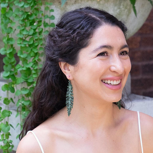 Banana Leaf Earring