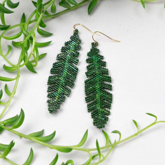 Banana Leaf Earring