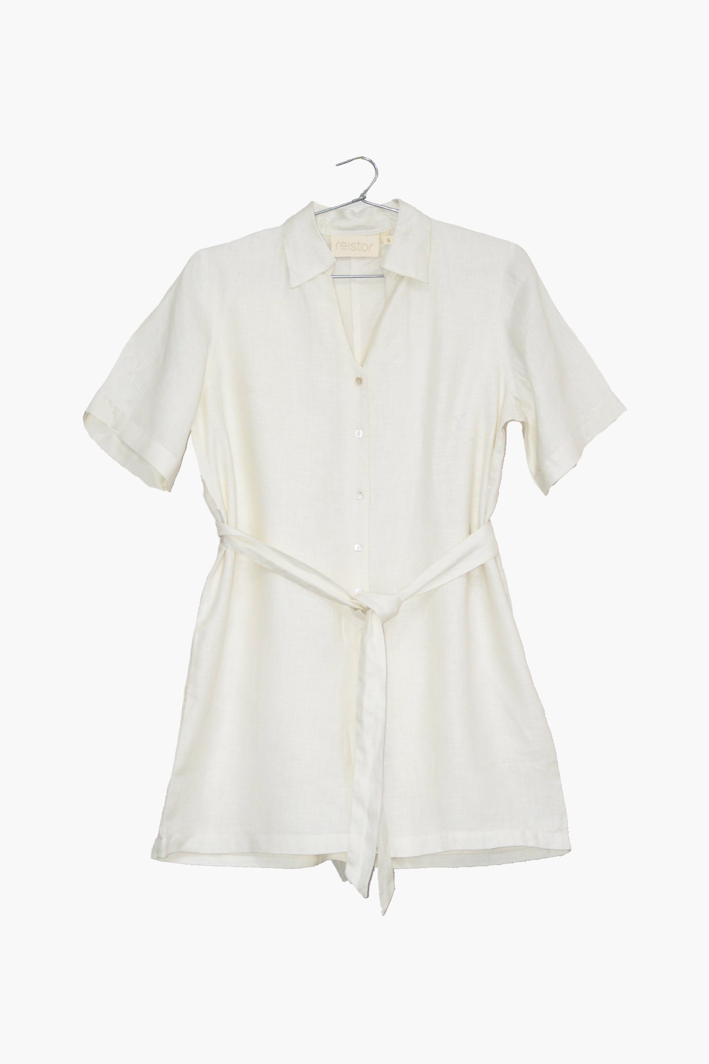 Barefoot in the Park Romper in Off-white