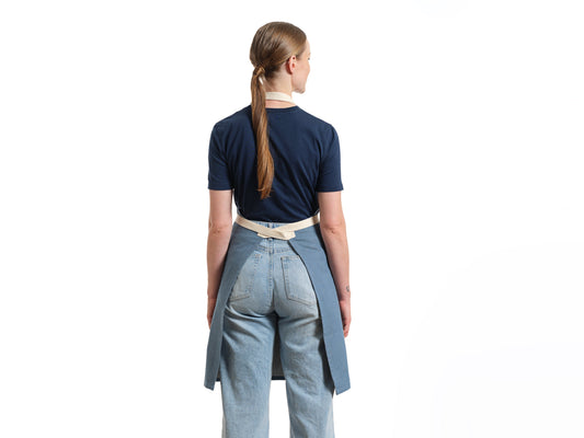 Bib Apron with Pockets - Solid