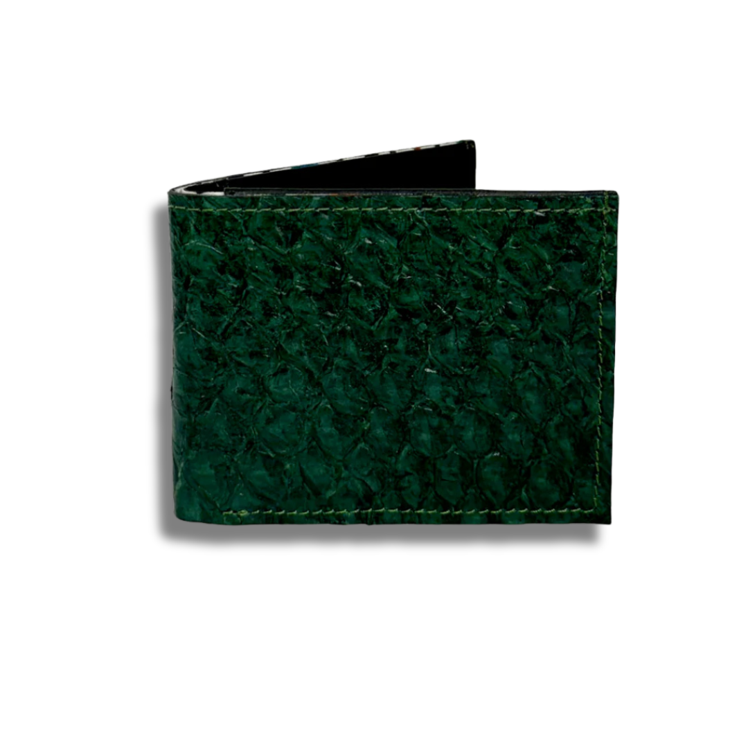 Men's Bifold Fish Wallets #color_emerald-green
