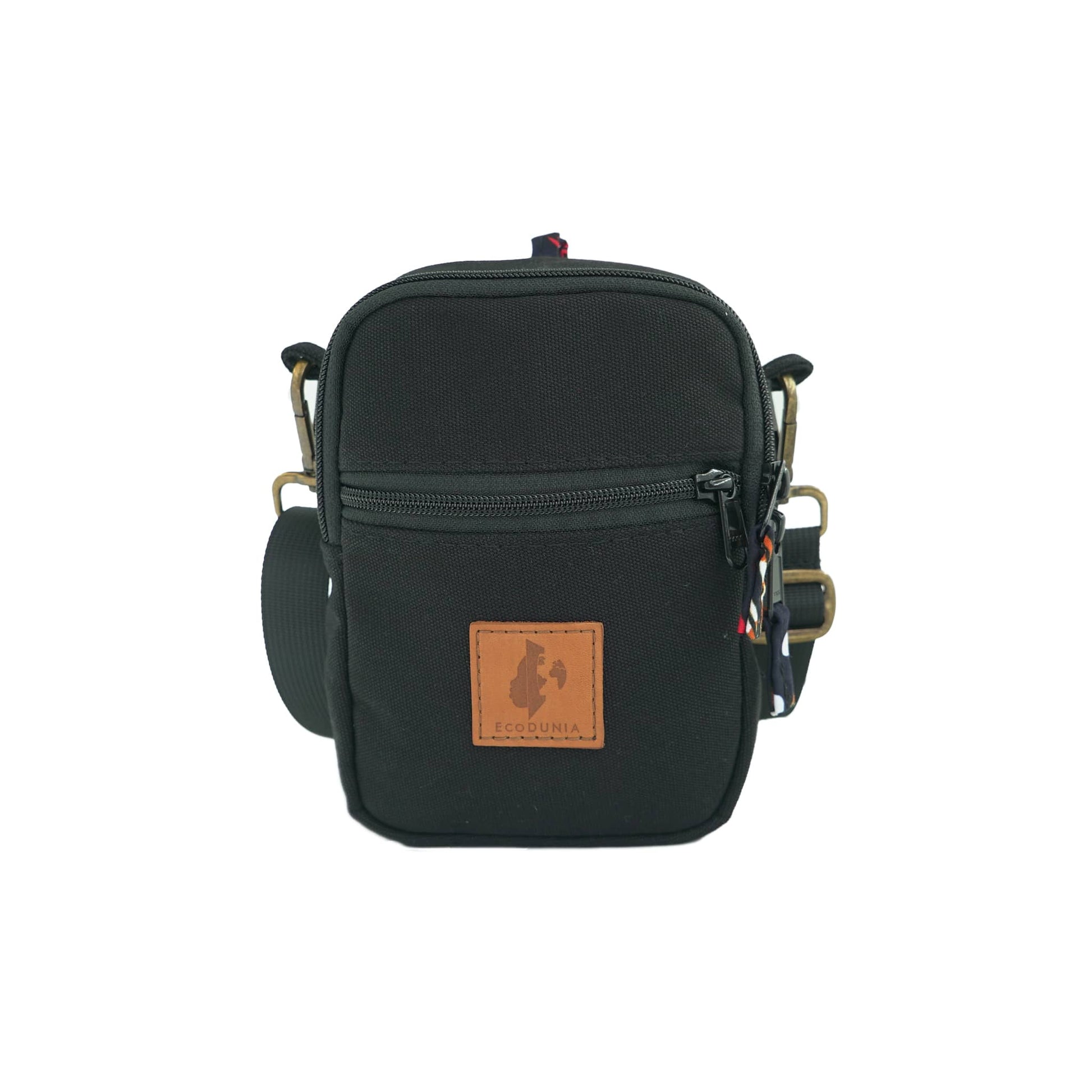 Rozi Canvas Crossbody Bag 1L | Mini Shoulder Bag #color_black