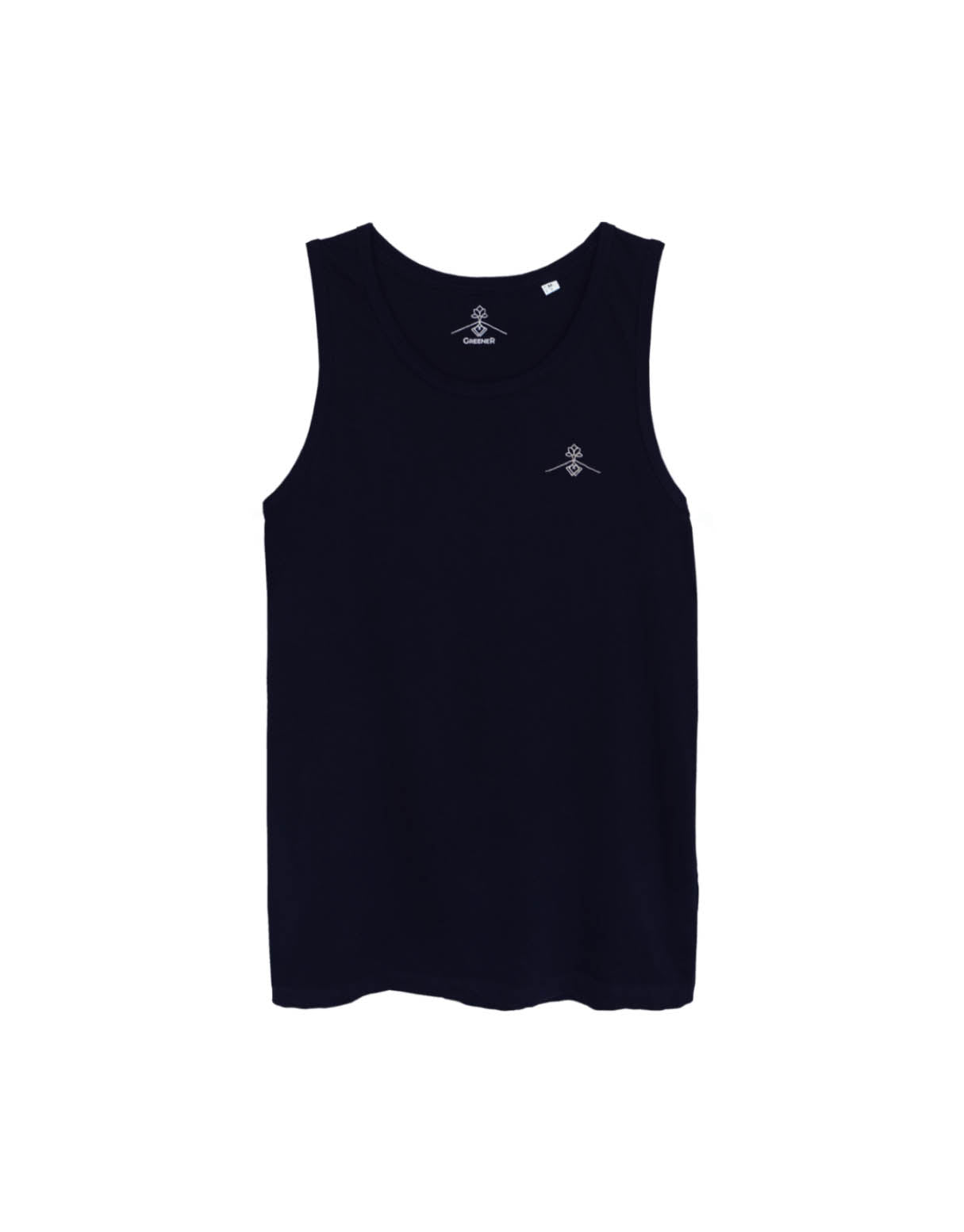 Camiseta tirantes orgánica - Azul Marino