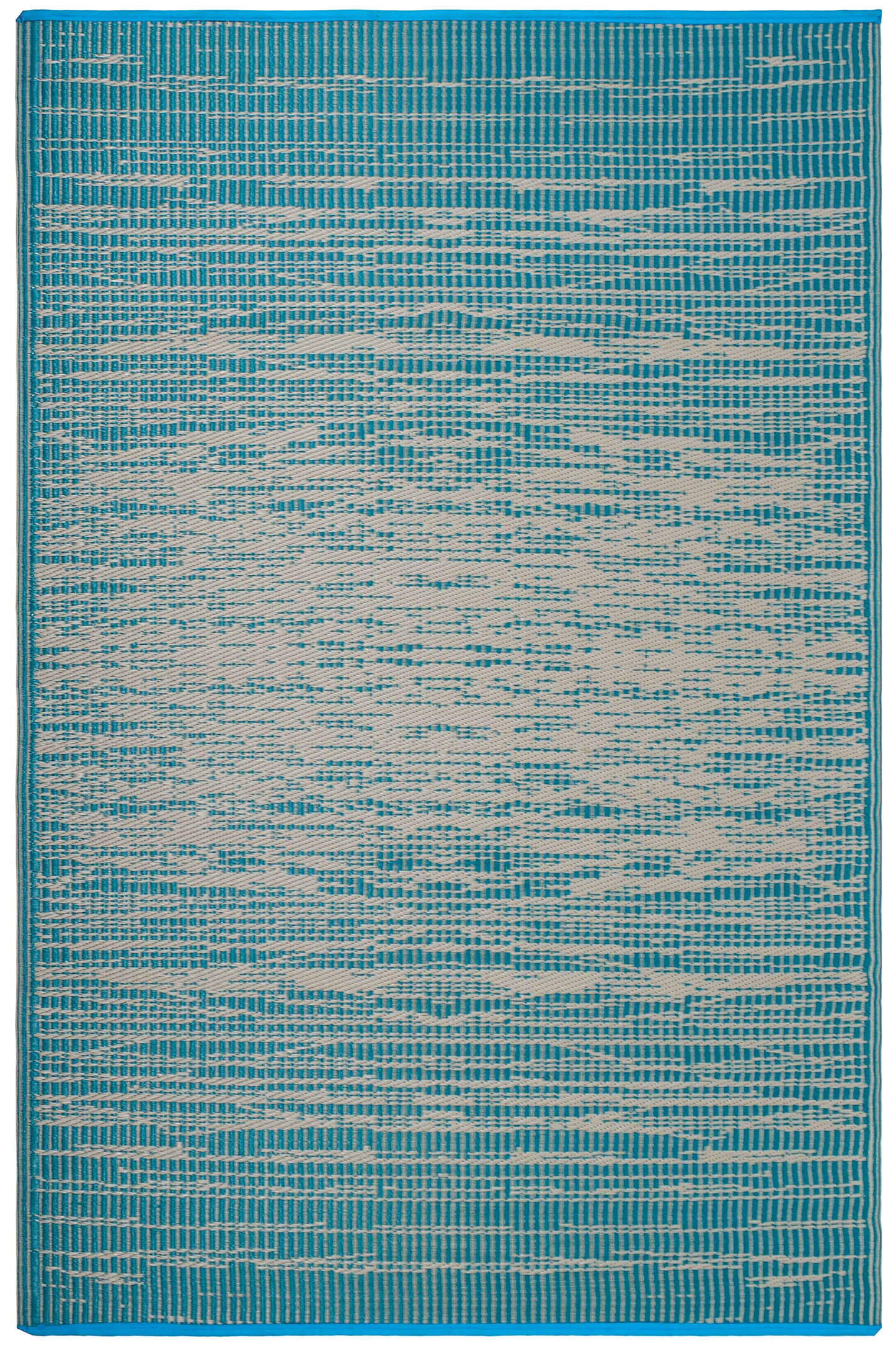 Brooklyn - Teal Outdoor Rug for Patio FINAL SALE