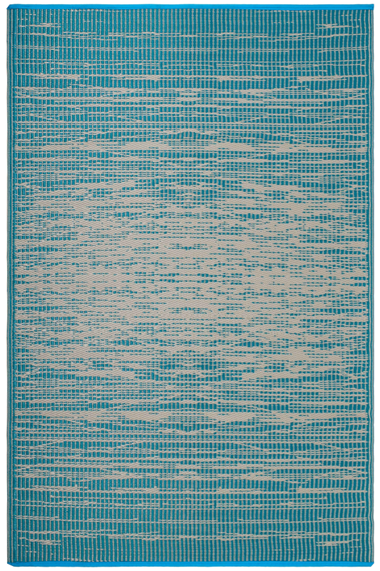 Brooklyn - Teal Outdoor Rug for Patio FINAL SALE