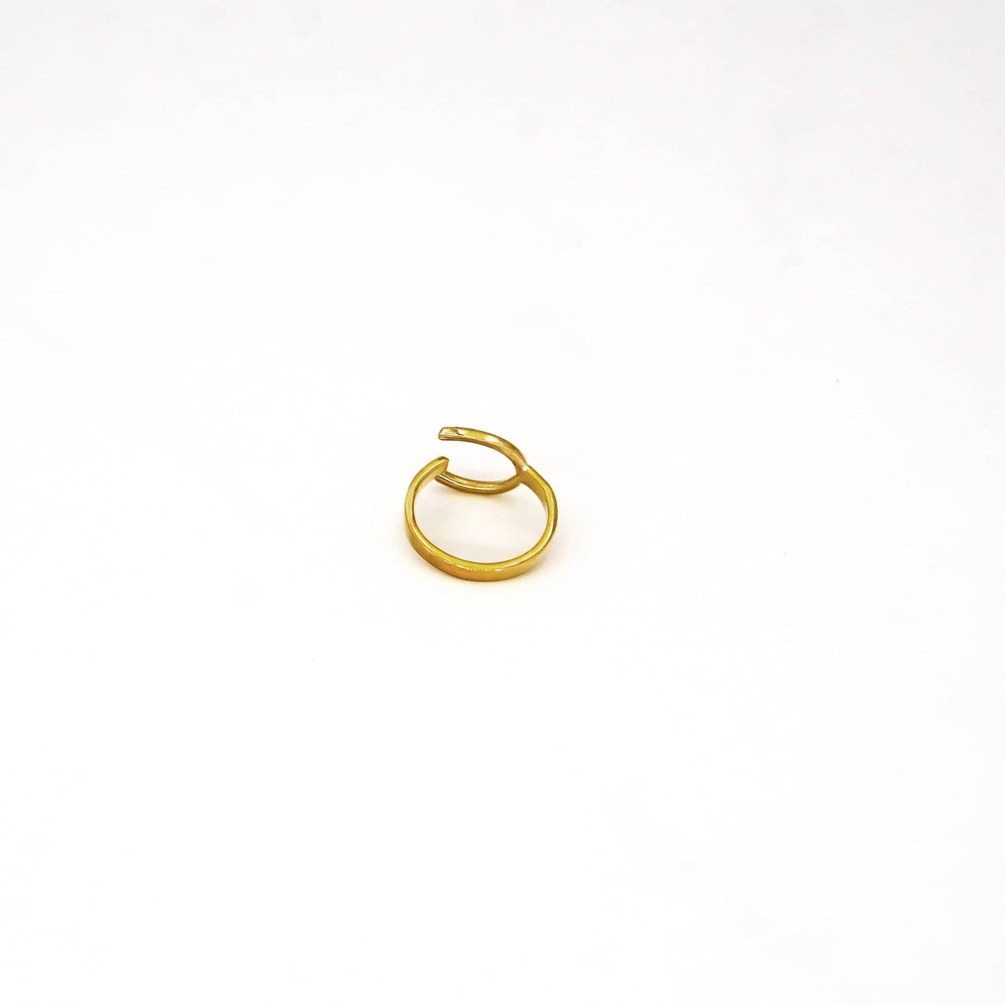 Brass Open Interlock Band Ring | Buni Ecodunia
