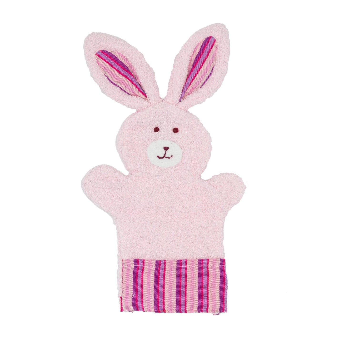 Bunny Puppet Washcloth - Clover the Rabbit