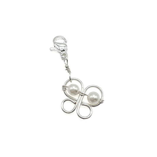 Butterfly silver charm
