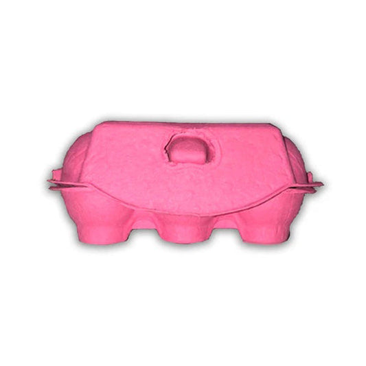 Small Pink Egg Carton Display