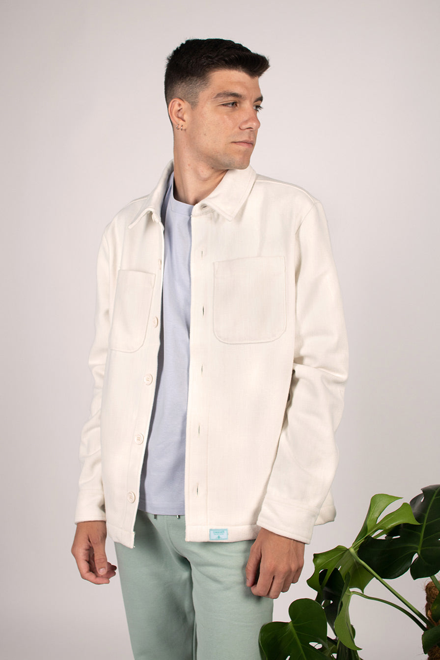 Chaqueta materiales reciclados - Natural