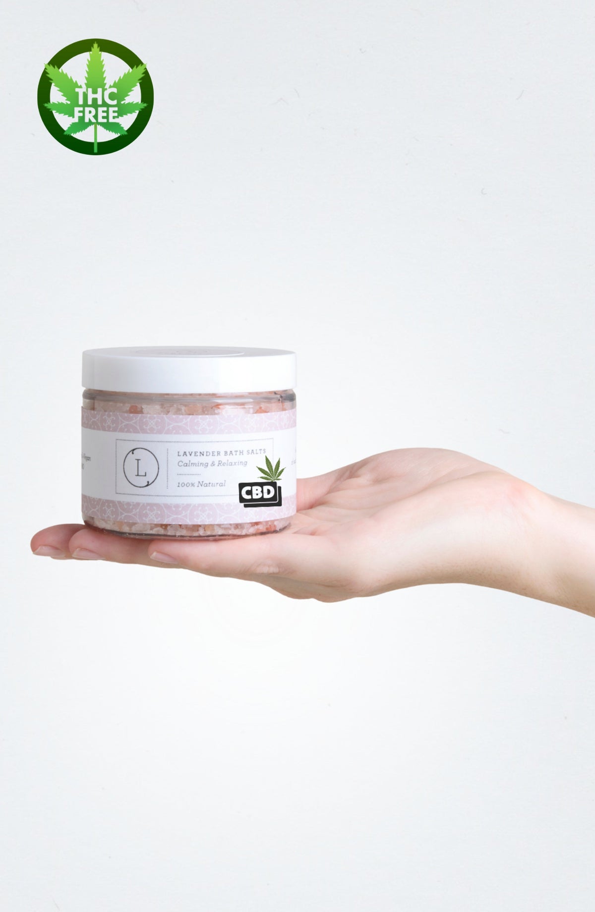 CBD Lavender Bath Salts – Epsom, Dead Sea & Himalayan Soak