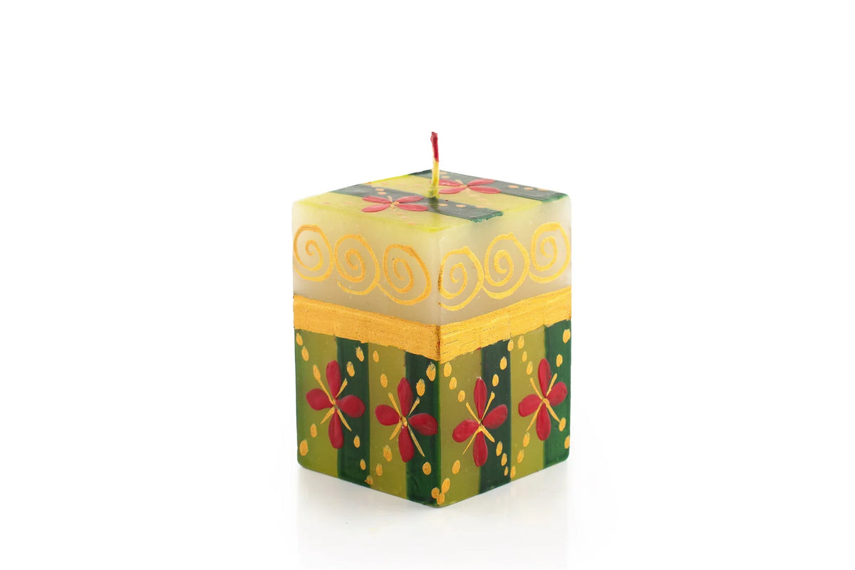 Christmas Painted Candles