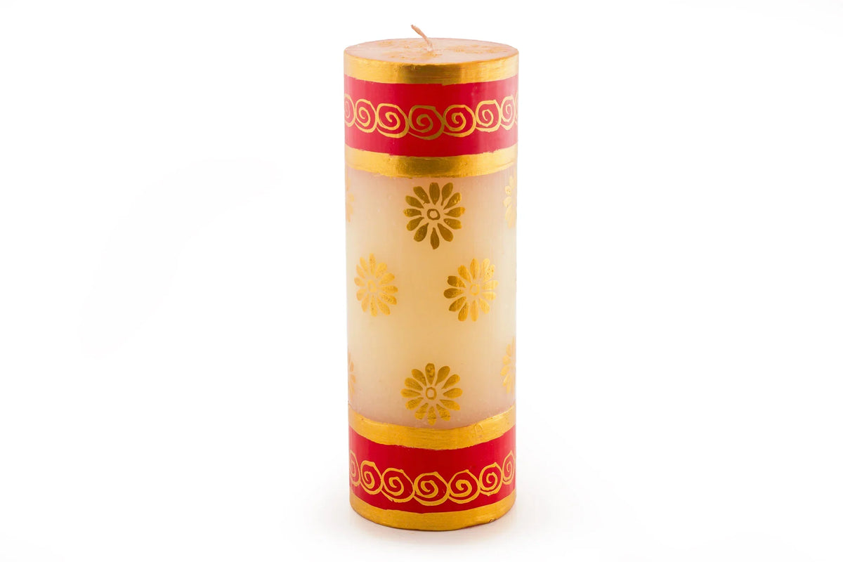 Christmas Painted Candles