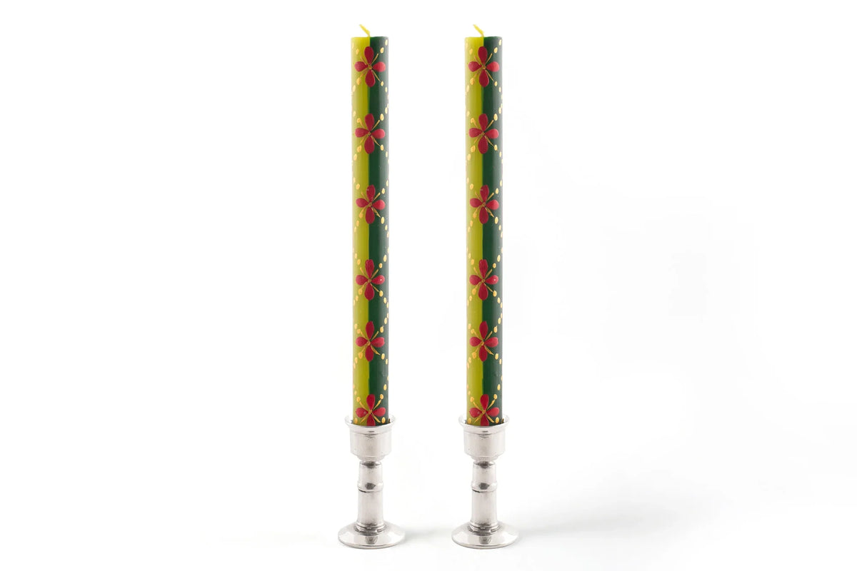 Christmas Painted Candles