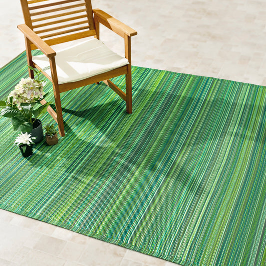 Cancun - Green Outdoor Rug for Patio