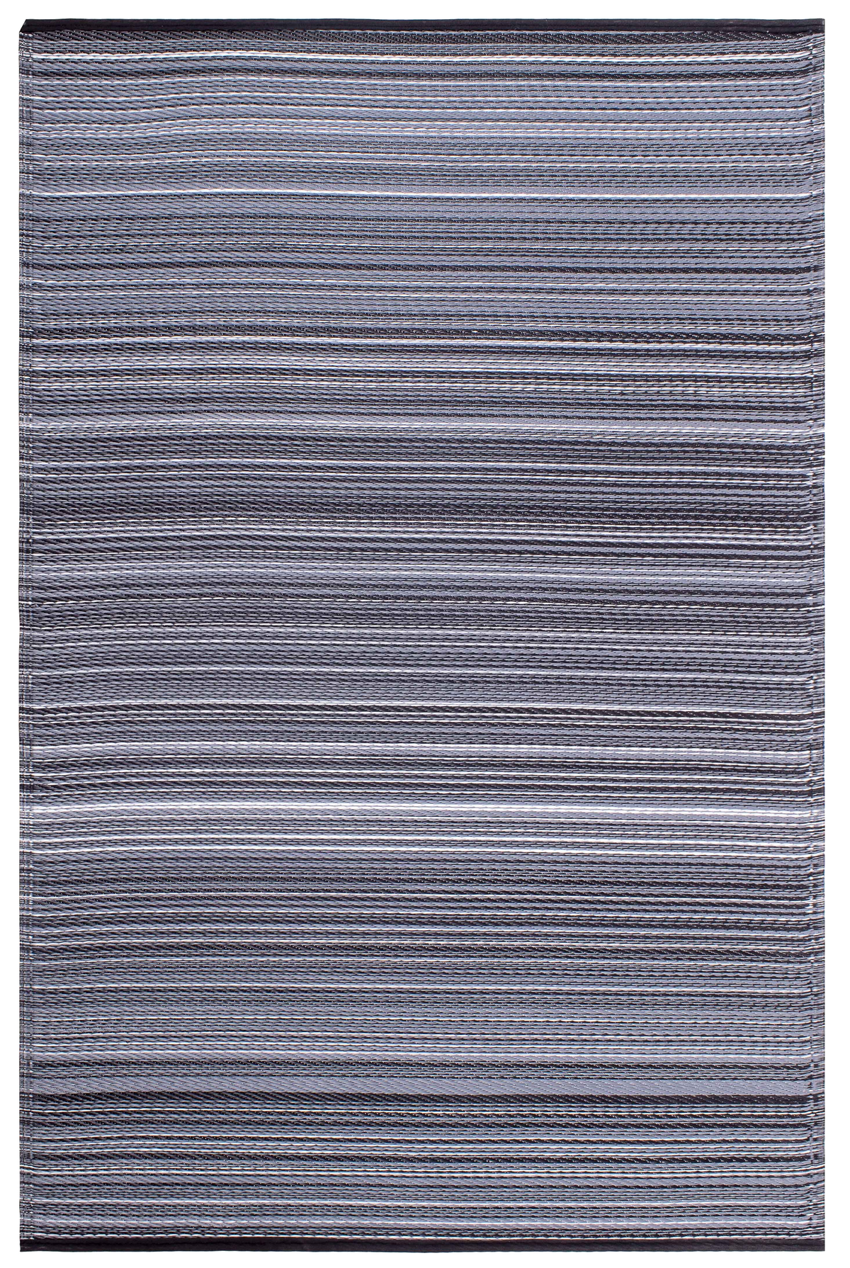 Cancun - Midnight Striped Outdoor Rug for Patio