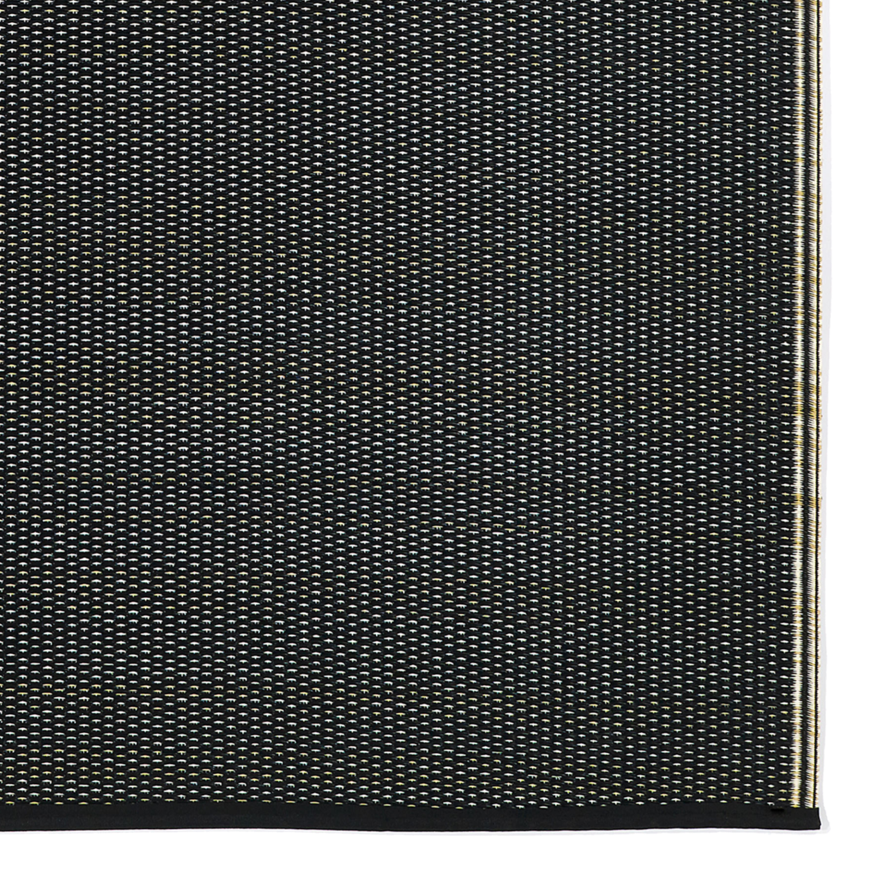 Cancun Shadow - Sand & Black Outdoor Rug for Patio