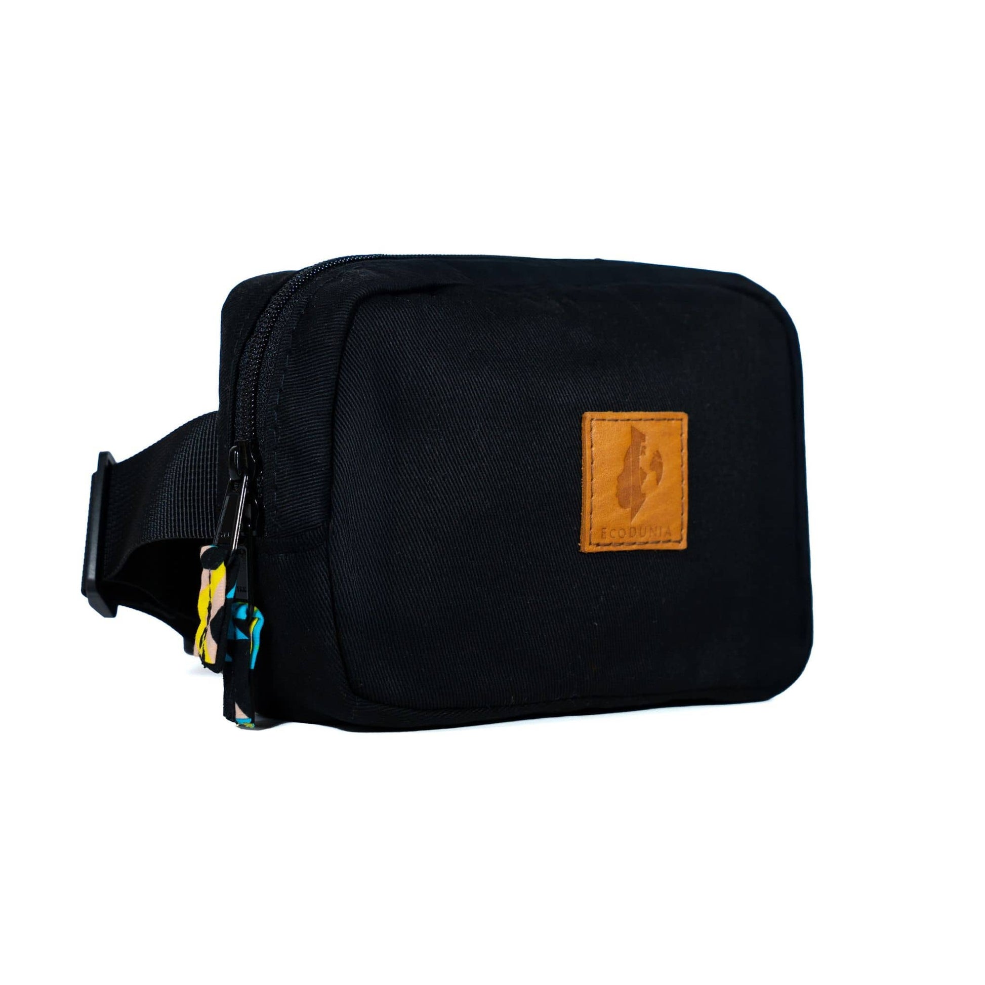 Canvas Crossbody Belt Bag Pouch, The Everywhere Belt Bag #color_black