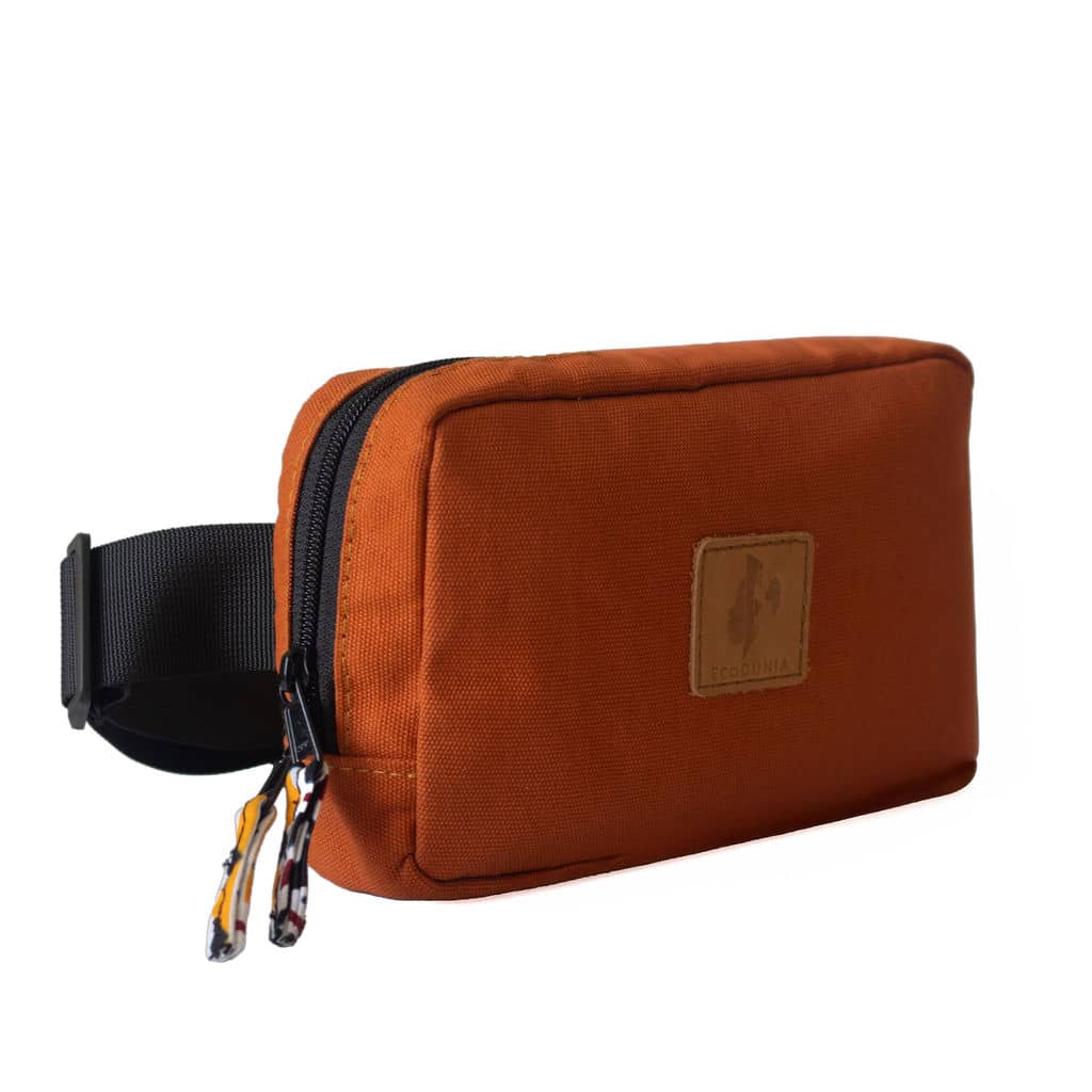 Canvas Crossbody Belt Bag Pouch, The Everywhere Belt Bag #color_rust