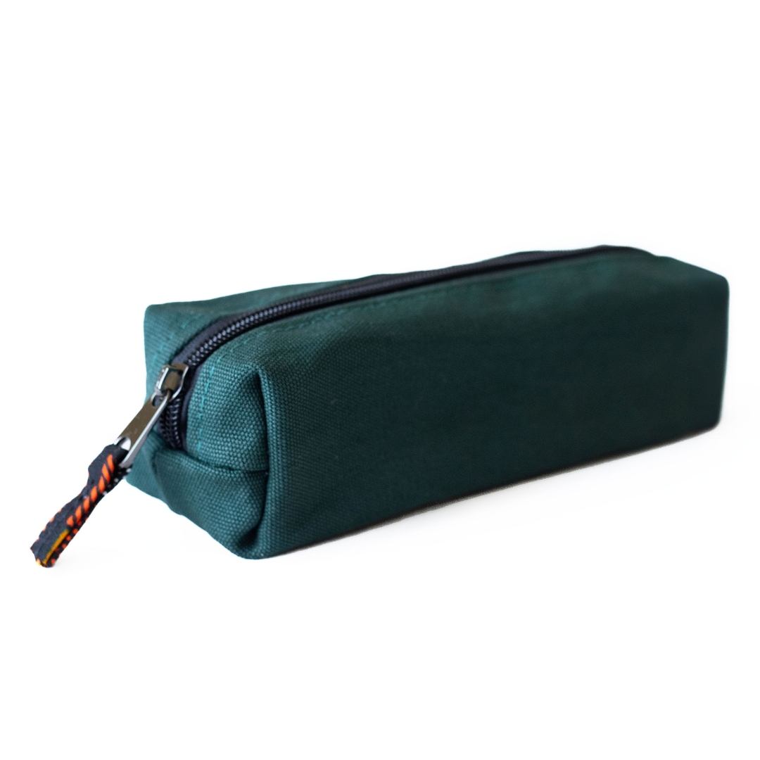Pencil Pouch Zipper Bag #color_forest-green