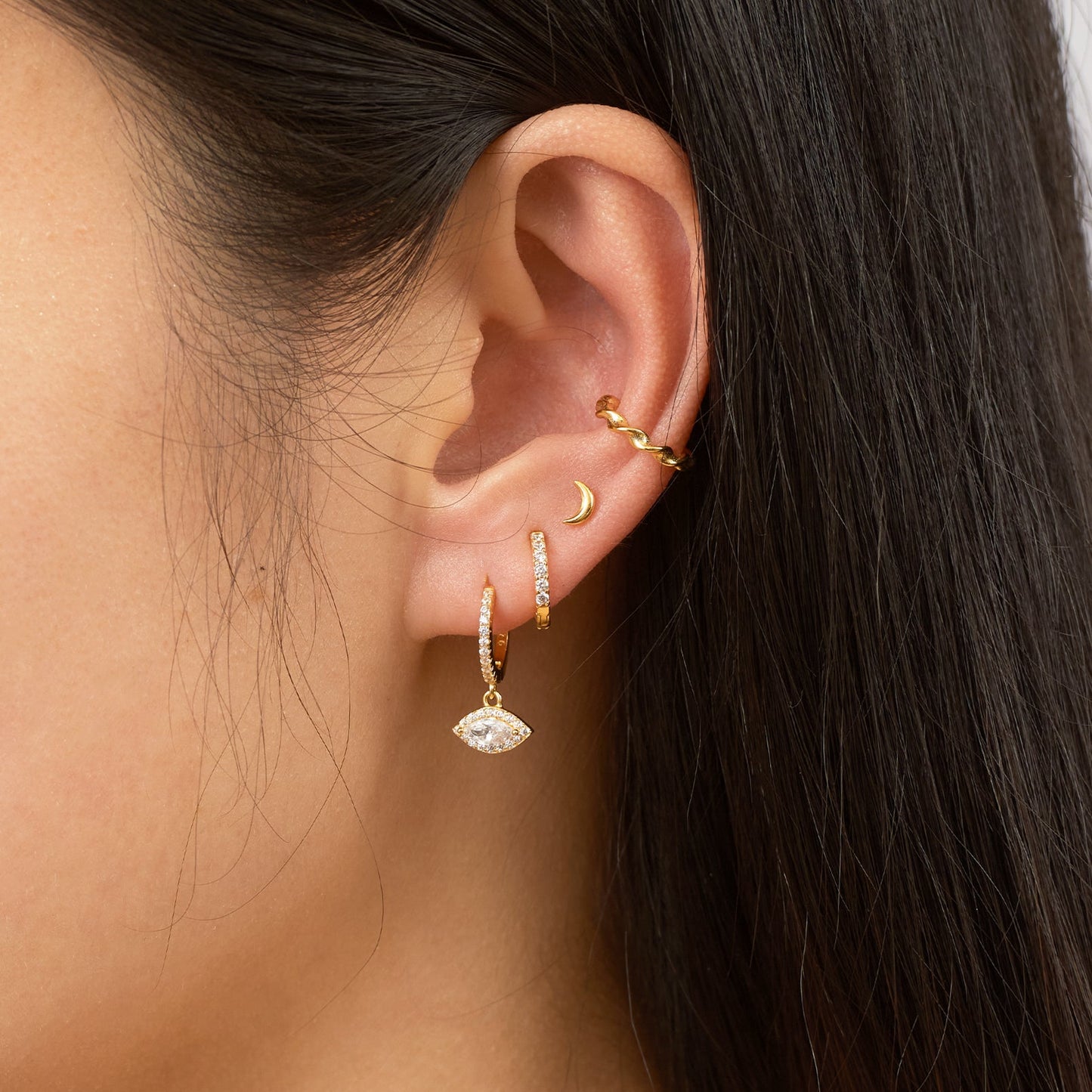 Mini Moon Studs