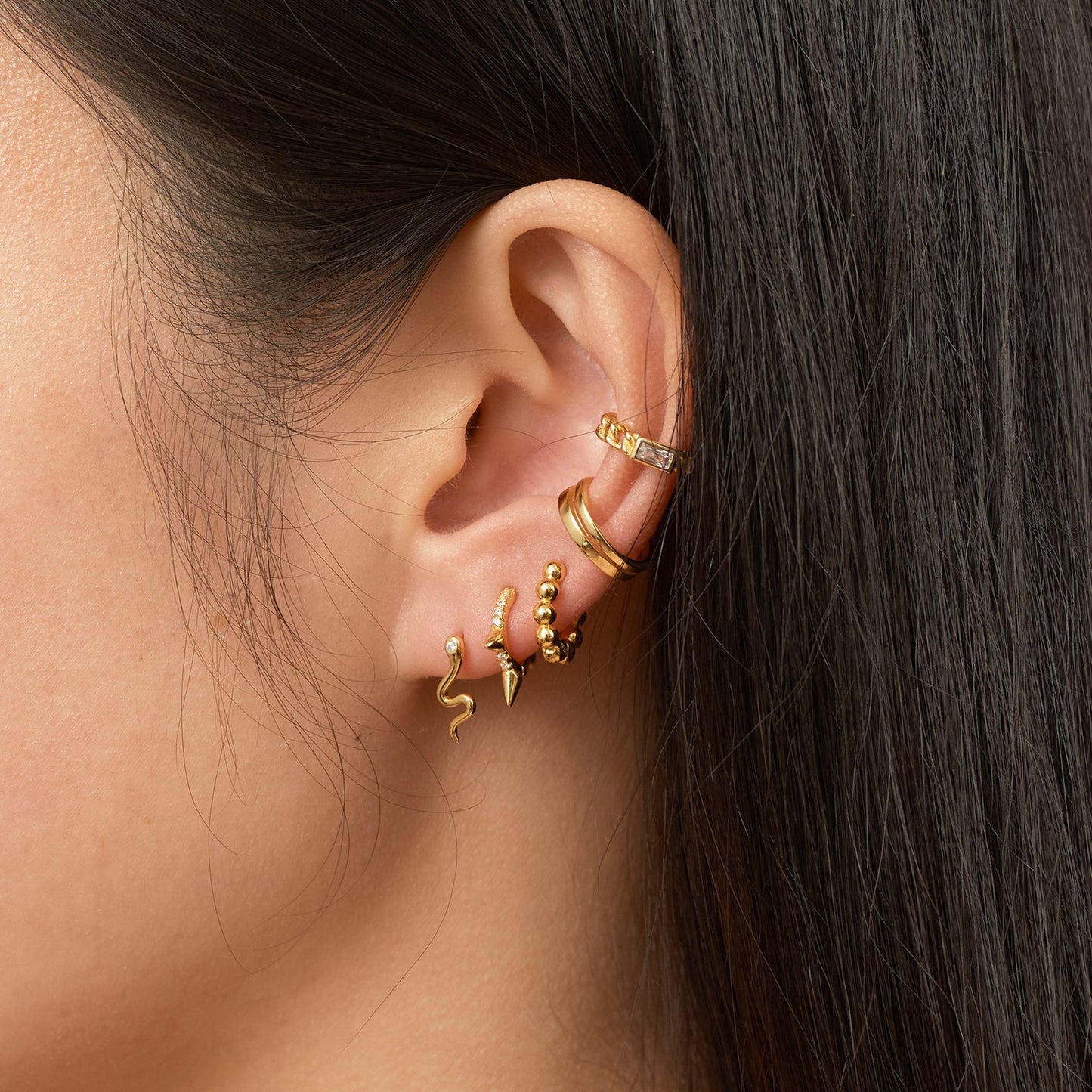 Snake Stud Earrings