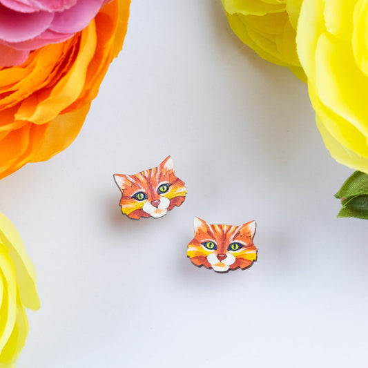 Cat Earrings-SM