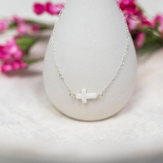 Charity silver necklace