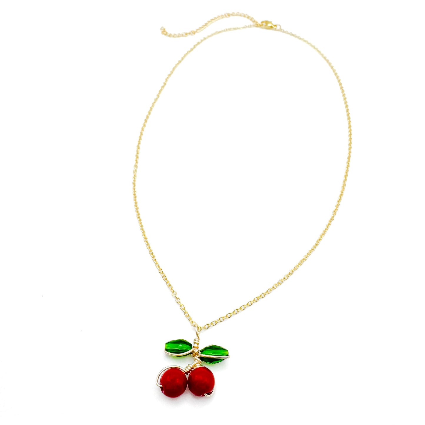 Cherries necklace