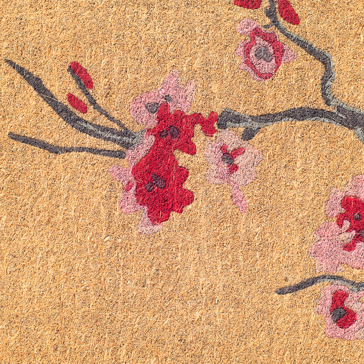 Cherry Branch Doormat, Durable